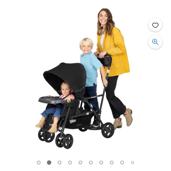 Joovy double stroller in used condition - Picture 2 of 8